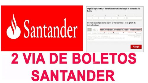 Atualizar boleto Santander 2ª via  